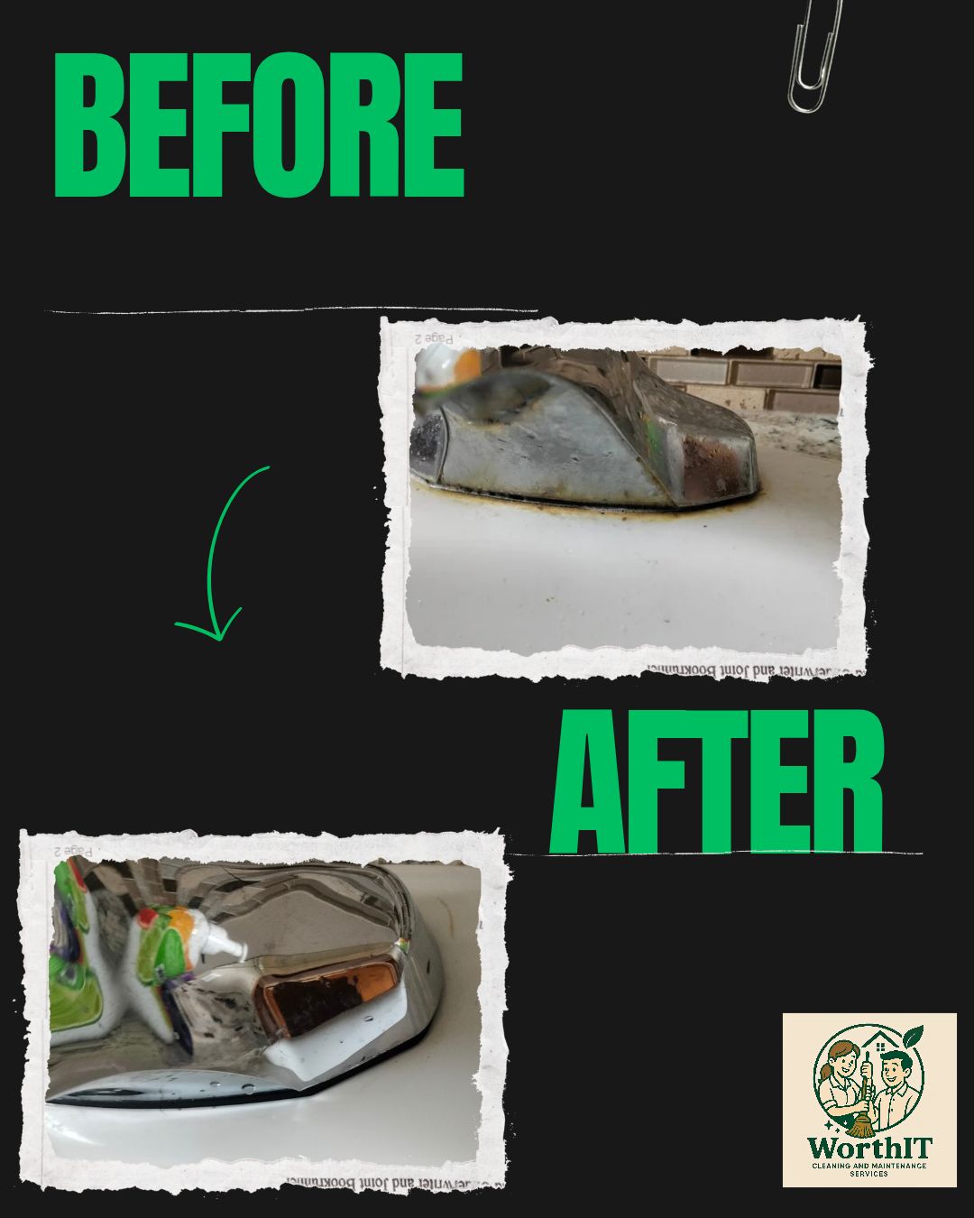Post Construction Cleanup Before & After